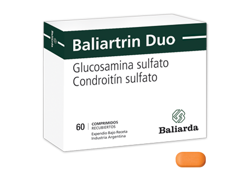 Baliartrin Duo_500-400_10.png Baliartrin Duo Glucosamina sulfato Condroitín sulfato dolor Condroitín artritis antiinflamatorio Artrosis Baliartrin Duo Glucosamina